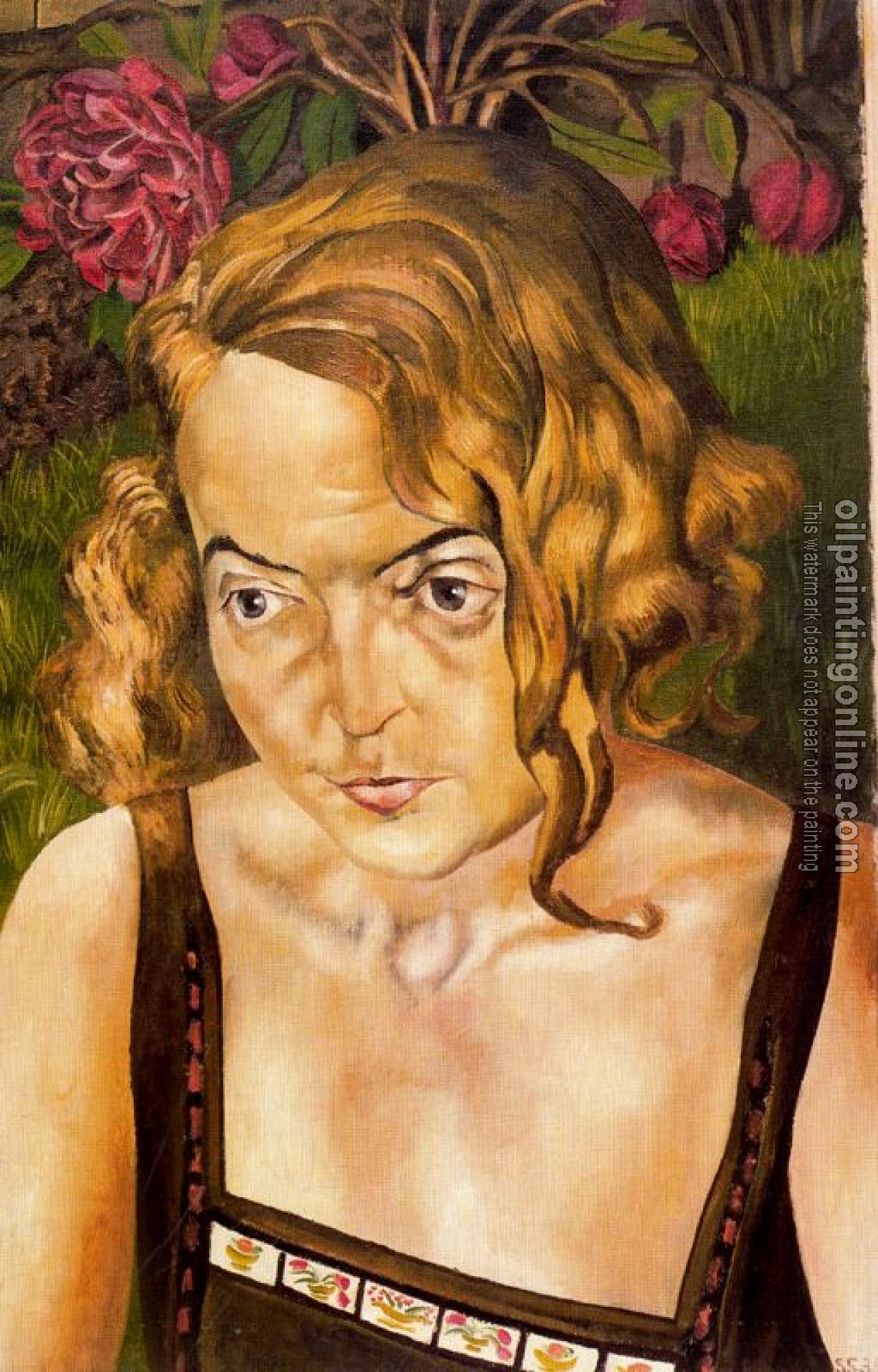 Stanley Spencer - Portrait in a Garden